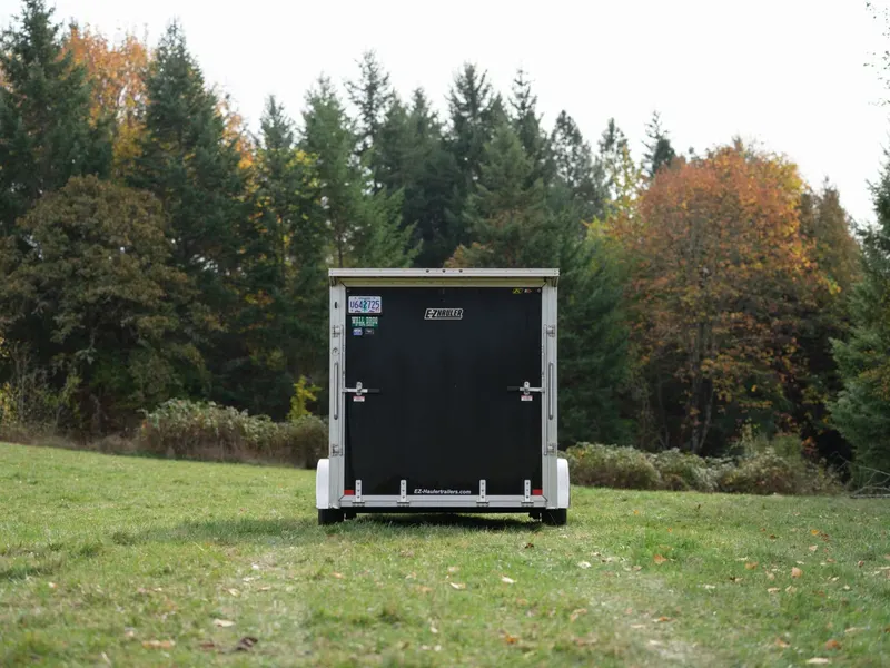 EZ-Hauler 18 foot enclosed aluminum snowmobile trailer, photo 7