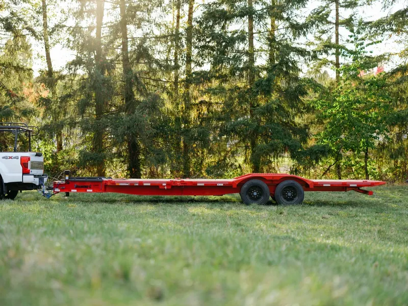 Red Diamond C 24 foot gravity tilt equipment trailer, photo 3