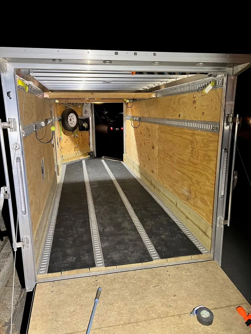 EZ-Hauler 18 foot enclosed aluminum snowmobile trailer, photo 5