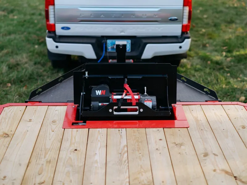 Red Diamond C 24 foot gravity tilt equipment trailer, photo 4